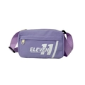 Lila Umhängetasche für Kinder mit weißem ELEVEN 11 Schriftzug und sportlichem Design - Lila
