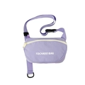 Kids trendy light purple waist bag with TOCHASO BAG lettering and adjustable strap - Purple