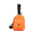 Mini Umhängetasche für Kinder in Orange mit verstellbarem schwarzen Gurtband - Orange
