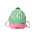 Creative watermelon shaped backpack for kids with breathable mesh and cute cartoon design - Green