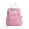 Zaino per bambini rosa e verde menta con colori a contrasto e stile minimalista - Rosa Caramello