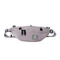 Light purple nylon kids fanny pack with adjustable strap and dual zipper closure - Purple