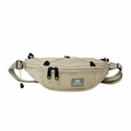 Marsupio sportivo beige per bambini con tracolla regolabile e dettaglio logo inciso - Kaki