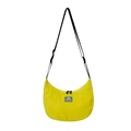 Borsa a tracolla gialla a mezzaluna per bambini con tracolla regolabile e doppia zip - Giallo