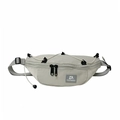 Marsupio sportivo per bambini in grigio chiaro con tracolla regolabile e cordino - Grigio chiaro