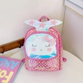 Sac à dos rose à paillettes pour enfants avec thème sirène et détails d'étoiles - Rose Rouge