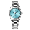 Orologio GEDI da donna al quarzo con cinturino argento e quadrante blu ghiaccio - Cassa Argento Quadrante Blu Lago