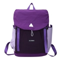 Mochila de senderismo morada para niños con gran capacidad y material de nailon - Morado