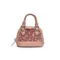 Mini sac à main rose à paillettes pour enfants avec écailles laser et fermeture éclair - Rose