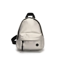 Mini zaino argento metallizzato per bambini con spallacci e tasca anteriore - Argento
