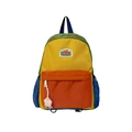 Colorful patchwork school backpack for children in yellow, orange, green and blue - Medium / Yellow