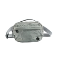 Borsa a tracolla per bambini verde salvia con cinghia regolabile e tasca zip - Grigio
