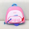 Zaino a forma di aereo rosa per bambini in guscio rigido EVA con design a elica - Rosa