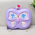 Cute kids butterfly hard shell backpack in purple with 3D wings for nursery - Purple