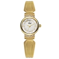Orologio elegante da donna dorato con quadrante in madreperla e dettagli in diamanti - Cassa Oro Quadrante Bianco