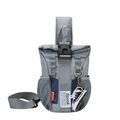 Marsupio grigio per bambini in nylon con fibbia e ciondolo a forma di sneaker - Grigio Con Pendente