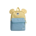 Mochila escolar linda para niños en contraste amarillo y azul con diseño de orejas suaves - Amarillo y Azul
