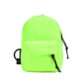 Neon green mini crossbody bag for kids featuring durable nylon and black zipper details - Green