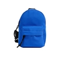 Kleine königsblaue Nylon-Umhängetasche für Kinder mit Reißverschlusstasche und Haken - Blau