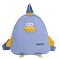 Zaino per bambini a forma di anatra in azzurro con dettagli giallo brillante - Blu