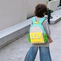 Sac à dos pour tout-petit avec design color-block éclatant en bleu clair et jaune - Petit / Jaune