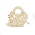 Sac à main élégant en perles pour filles avec forme de fleur et bandoulière - Forme de Fleur