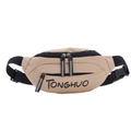 Marsupio cachi per bambini con logo TONGHUO nero e tracolla regolabile sport - Cachi
