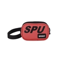 Mini borsa a tracolla in tela arancione e nera per bambini con lettere SPU e sport - Rosa