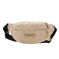 Khaki nylon heuptas voor kinderen met TONGHUO-patch en verstelbare riem - Khaki