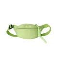 Kids neon green nylon fanny pack with adjustable strap and matching zipper puller - Neon Green