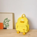 Zaino per bambini a forma di anatra gialla in tela resistente con design cartoon - Giallo