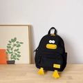 Zaino a forma di papera nera con spallacci regolabili per bambini dell'asilo - Nero