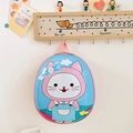 Sac à dos coque rigide rose pour enfant avec motif de chat de dessin animé 3D - Chat Rose