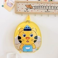 Cute yellow egg-shaped kids backpack with cartoon tiger design for toddlers - Yellow Tiger
