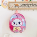 Pink gradient shell toddler backpack with cute cat cartoon character for 3-6 years - Pink Unicorn