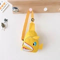 Borsa a tracolla gialla a forma di squalo per bambini in tela resistente e leggera - Giallo