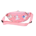 Sac banane rose licorne pour enfants avec sangle réglable et motifs arc-en-ciel - Poney Rose