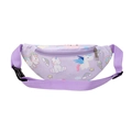 Sac banane enfant lavande avec motifs licorne et arc-en-ciel et sangle réglable - Poney Violet