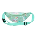 Sac banane enfant vert menthe avec motifs licorne et arc-en-ciel pour garçons et filles - Poney Vert