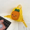 Simpatico zainetto giallo per bambini con carota a fumetti per asilo e piccoli - Giallo