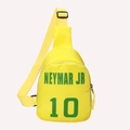 Marsupio sportivo giallo per bambini con stampa calcio Neymar JR 10 regolabile - Giallo