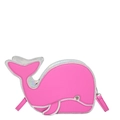 Graziosa borsa a tracolla a forma di delfino rosa con pancia glitterata argento - 22*7*17cm / Stile 2 Rosa