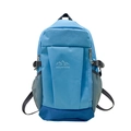 Blue and navy large capacity outdoor backpack with mountain logo for boys and girls - Blue