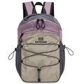 Mochila de senderismo en violeta y gris hecha de tela de nailon ripstop fuerte - Bruma Rosa Púrpura