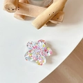 Detailansicht der 3D-Blüten-Handyhalterung mit Glitzer und Harzblütenblättern - Kirschblüten-Halterung - Bunte Pailletten Nr.1