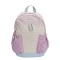 Schulrucksack in Pink und Lila mit TOCHASO-Logo und seitlichen Kordelzügen - Groß / Rosa