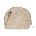 Sac à chaîne pour enfants couleur macaron avec paillettes champagne et bandoulière - Doré