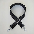 Correa de hombro ajustable de nailon con puntos de colores y ganchos de plata - Plateado