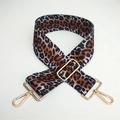Verstellbarer Taschenurt mit Leopardenmuster und glänzenden goldenen Metallschnallen - Leopard-Muster Goldene Schnalle
