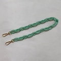 Mint green acrylic bag chain with gold lobster clasps for DIY shoulder straps - 60CM / Light Green